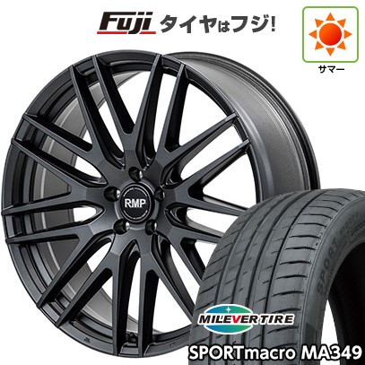 【新品国産車用5穴114.3】 夏タイヤ ホイール4本セット 235/55R18 ミレバー スポーツマクロ MA349（限定） MID WHEELS MID EXCLUSIVE 029F 8J 18インチ(送料無料)｜フジ スペシャルセレクション
