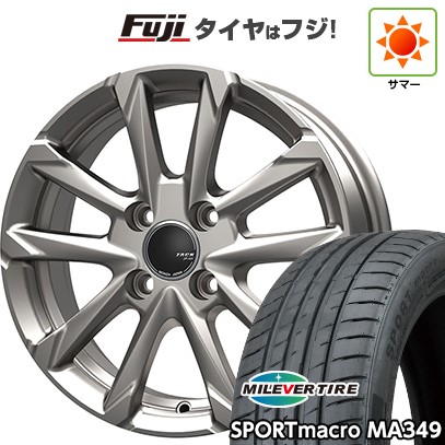 【新品国産車用5穴114.3】 夏タイヤ ホイール4本セット 235/55R18 ミレバー スポーツマクロ MA349（限定） モンツァ ZACK JP-325 7.5J 18インチ(送料無料)｜フジ スペシャルセレクション