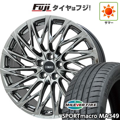 【新品国産車用5穴114.3】 夏タイヤ ホイール4本セット 245/40R20 ミレバー スポーツマクロ MA349（限定） クライメイト 鳳凰(HOUOH) 8.5J 20インチ(送料無料)
