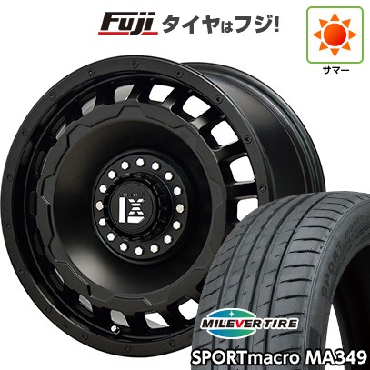 【新品】シエンタ 2015-22 夏タイヤ ホイール4本セット 195/50R16 ミレバー スポーツマクロ MA349（限定） オフビート レクセル スワッガー 6.5J 16インチ(送料無料)
