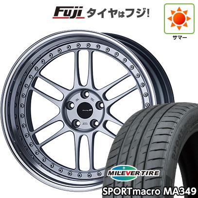 【新品国産車用5穴114.3】 夏タイヤ ホイール4本セット 225/35R20 ミレバー スポーツマクロ MA349（限定） ENKEI エンケイ Racing Revolution RM-F1 8.5J 20インチ(送料無料)