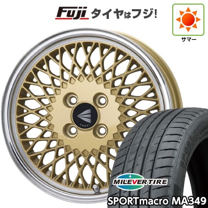 【新品国産車用4穴100】 夏タイヤ ホイール4本セット 195/45R16 ミレバー スポーツマクロ MA349(限定) ENKEI エンケイ Neo Classic ENKEI 92 6.5J 16インチ(送料無料)