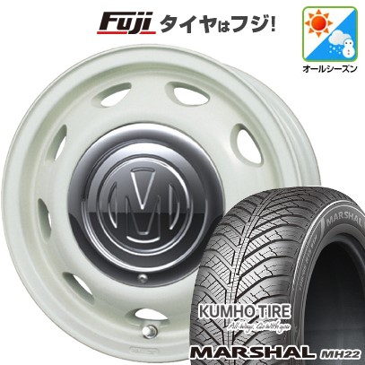 【新品】ルーミー・パッソ・ジャスティ・トール オールシーズンタイヤ ホイール4本セット 175/55R15 クムホ マーシャル MH22 オールシーズン(限定) クリムソン ディーン ミニ 5J 15インチ(送料無料) 80,905円