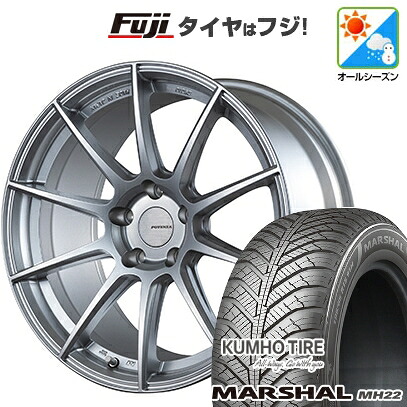 【新品国産車用5穴114.3】 オールシーズンタイヤ ホイール4本セット 205/60R16 クムホ マーシャル MH22 オールシーズン(限定) ブリヂストン ポテンザ SW010 7J 16インチ(送料無料) 67,155円