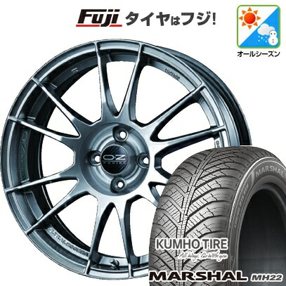 【新品】オーラ オールシーズンタイヤ ホイール4本セット 205/50R17 93 W XL クムホ マーシャル MH22 オールシーズン(限定) OZ ウルトラレッジェーラ 7J 17インチ(送料無料)