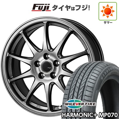 【新品】60系プリウス 夏タイヤ ホイール4本セット 195/60R17 ミレバー ハーモニック プラス MP070(限定) モンツァ ZACK JP-202 7J 17インチ(送料無料)