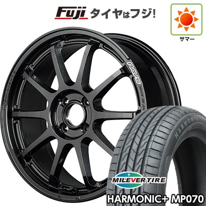 【新品】ライズ/ロッキー（ガソリン） 夏タイヤ ホイール4本セット 195/60R17 ミレバー ハーモニック プラス MP070(限定) RAYS レイズ グラムライツ 57NR 7J 17インチ(送料無料)｜フジ スペシャルセレクション