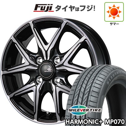 【新品 軽自動車】N-BOX タント スペーシア 夏タイヤ ホイール4本セット 165/55R15 ミレバー ハーモニック プラス MP070(限定) トピー セレブロ FT05 4.5J 15インチ(送料無料)