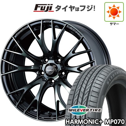 【新品】ライズ/ロッキー（ハイブリッド） 夏タイヤ ホイール4本セット 195/60R17 ミレバー ハーモニック プラス MP070(限定) WEDS ウェッズスポーツ SA-20R 7J 17インチ(送料無料)｜フジ スペシャルセレクション