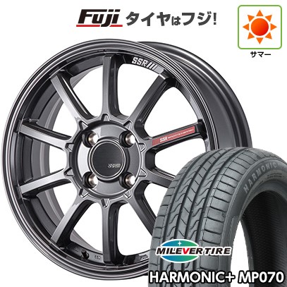 【新品 軽自動車】N-BOX タント スペーシア 夏タイヤ ホイール4本セット 165/55R15 ミレバー ハーモニック プラス MP070(限定) SSR GT GTV05 5J 15インチ(送料無料)