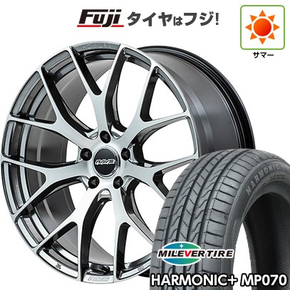 【新品】ライズ/ロッキー(ハイブリッド) 夏タイヤ ホイール4本セット 195/60R17 ミレバー ハーモニック プラス MP070(限定) RAYS レイズ ホムラ 2X7FT 7J 17インチ(送料無料)|フジ スペシャルセレクション