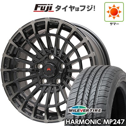 【新品】ヤリスクロス 夏タイヤ ホイール4本セット 205/65R16 ミレバー ハーモニック MP247(限定) エムクライム ノマド 7J 16インチ(送料無料)