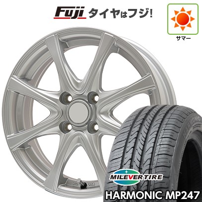 【新品】C28系セレナ 夏タイヤ ホイール4本セット 205/65R16 ミレバー ハーモニック MP247(限定) エルベ エステローザ FSV シルバー 6J 16インチ(送料無料) 44,640円
