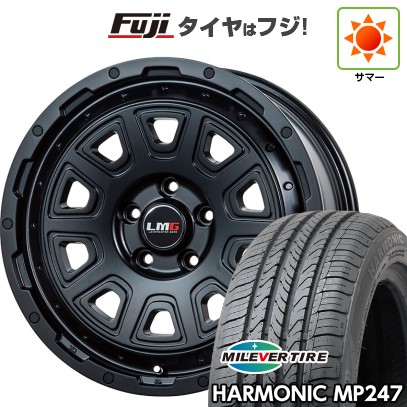 【新品】ヤリスクロス 夏タイヤ ホイール4本セット 205/65R16 ミレバー ハーモニック MP247(限定) レアマイスター LMG DS-10 マットブラック 7J 16インチ(送料無料)