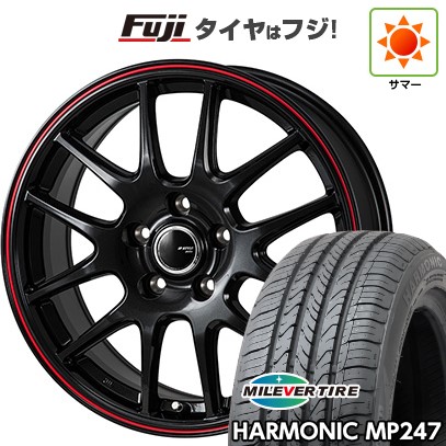 【新品国産車用5穴114.3】 夏タイヤ ホイール4本セット 205/65R16 ミレバー ハーモニック MP247(限定) モンツァ JPスタイル ジェファ 6.5J 16インチ(送料無料)