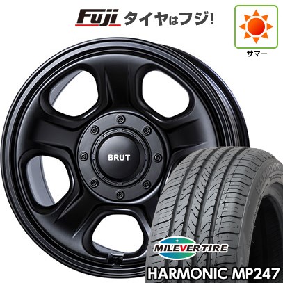 【新品】ヤリスクロス 夏タイヤ ホイール4本セット 205/65R16 ミレバー ハーモニック MP247(限定) トライスター BRUT BR-33 6.5J 16インチ(送料無料) 130,400円