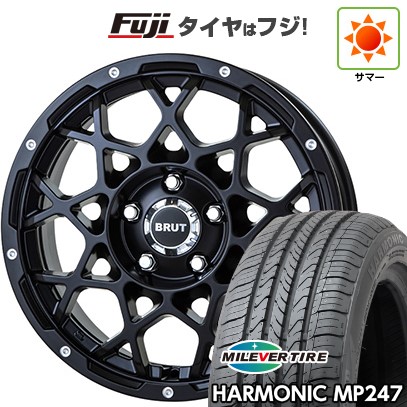 【新品】ヤリスクロス 夏タイヤ ホイール4本セット 205/65R16 ミレバー ハーモニック MP247(限定) トライスター BRUT BR-55 6.5J 16インチ(送料無料)