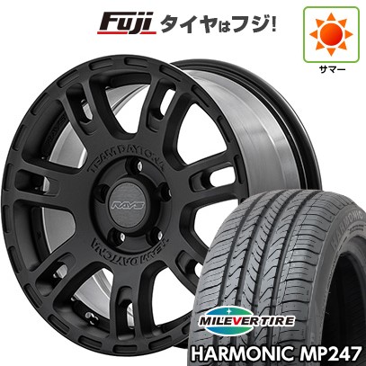 【新品】ヤリスクロス 夏タイヤ ホイール4本セット 205/65R16 ミレバー ハーモニック MP247(限定) RAYS レイズ デイトナ D207 7J 16インチ(送料無料)|フジ スペシャルセレクション