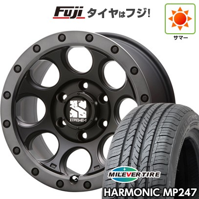【新品】ヤリスクロス 夏タイヤ ホイール4本セット 205/65R16 ミレバー ハーモニック MP247(限定) MLJ エクストリームJ XJ03 7J 16インチ(送料無料)｜フジ スペシャルセレクション