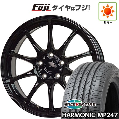 【新品国産車用5穴114.3】 夏タイヤ ホイール4本セット 205/65R16 ミレバー ハーモニック MP247(限定) ホットスタッフ ジースピード G-07 6.5J 16インチ(送料無料)