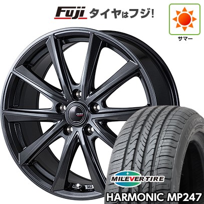 【新品国産車用5穴114.3】 夏タイヤ ホイール4本セット 205/65R16 ミレバー ハーモニック MP247(限定) モンツァ ZACK Sport-FT 6.5J 16インチ(送料無料)｜フジ スペシャルセレクション
