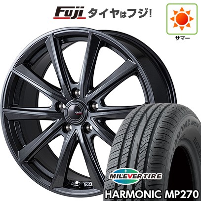 【新品国産車用5穴100】 夏タイヤ ホイール4本セット 205/55R16 ミレバー ハーモニック MP270(限定) モンツァ ZACK Sport-FT 6.5J 16インチ(送料無料) 49,860円