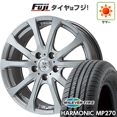 【新品国産車用5穴114.3】 夏タイヤ ホイール4本セット 205/55R16 ミレバー ハーモニック MP270(限定) ビッグウエイ TRG-バーンII 6.5J 16インチ(送料無料)