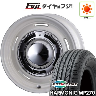 【新品国産車用4穴100】 夏タイヤ ホイール4本セット 175/65R14 ミレバー ハーモニック MP270(限定) クリムソン ディーン クロスカントリー 5J 14インチ(送料無料)|フジ スペシャルセレクション