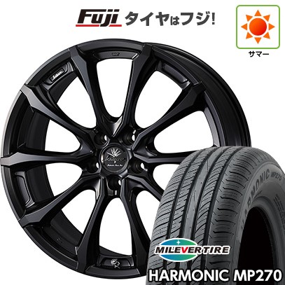 【新品国産車用4穴100】 夏タイヤ ホイール4本セット 195/55R16 ミレバー ハーモニック MP270(限定) WEDS ウェッズ クレンツェ ヴェルサム 030EVO 6J 16インチ(送料無料)｜フジ スペシャルセレクション 82,280円