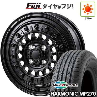 【新品国産車用4穴100】 夏タイヤ ホイール4本セット 175/65R14 ミレバー ハーモニック MP270(限定) モンツァ HI-BLOCK ターマー 5J 14インチ(送料無料)｜フジ スペシャルセレクション 58,320円