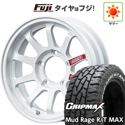 【新品】ジムニー 夏タイヤ ホイール4本セット 185/85R16 グリップマックス マッドレイジR/T MAX RWL(限定2024年製) RAYS レイズ A LAP-J PRO 5J 16インチ(送料無料)