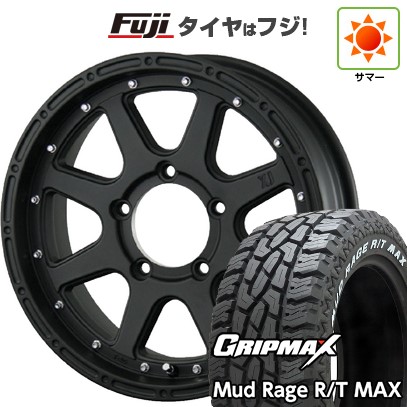【新品】ジムニー 夏タイヤ ホイール4本セット 185/85R16 グリップマックス マッドレイジR/T MAX RWL(限定2024年製) MLJ エクストリームJ 5.5J 16インチ(送料無料)｜フジ スペシャルセレクション 70,620円