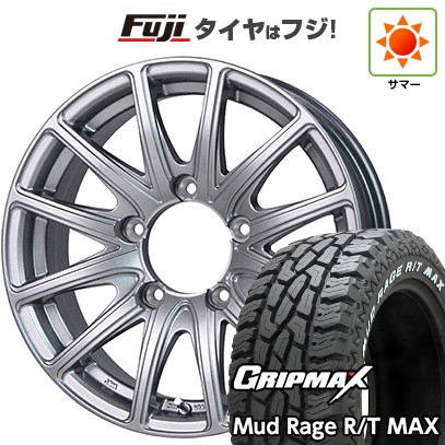 【新品】ジムニー 夏タイヤ ホイール4本セット 185/85R16 グリップマックス マッドレイジR/T MAX RWL(限定2024年製) ホットスタッフ バイソン BN-01 5.5J 16インチ(送料無料)｜フジ スペシャルセレクション