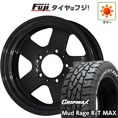 【新品】ジムニー 夏タイヤ ホイール4本セット 185/85R16 グリップマックス マッドレイジR/T MAX RWL(限定2024年製) ヨコハマ アドバンレーシング GT ヘビーデューティー for JIMNY 5.5J 16インチ(送料無料)|フジ スペシャルセレクション