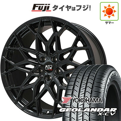 【新品】レクサスNX 2021/11- 夏タイヤ ホイール4本セット 235/50R20 ヨコハマ ジオランダー X-CV G057 MSW by OZ Racing MSW 51(グロスブラック) 20インチ(送料無料)