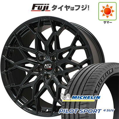 【新品】レクサスNX 2021/11- 夏タイヤ ホイール4本セット 235/50R20 ミシュラン パイロット スポーツ4 SUV MSW by OZ Racing MSW 51(グロスブラック) 20インチ(送料無料)