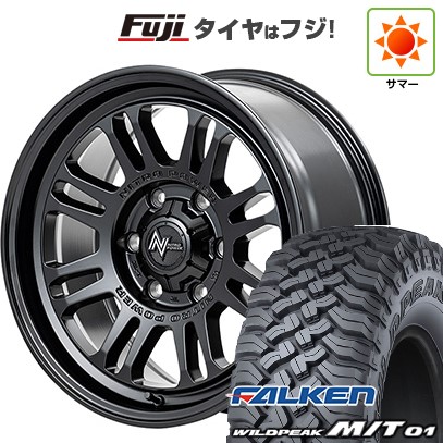 【新品国産車用6穴139.7】 夏タイヤ ホイール4本セット 285/70R17 ファルケン ワイルドピーク M/T01 MID WHEELS NITRO POWER M16 アサルト 8J 17インチ(送料無料)