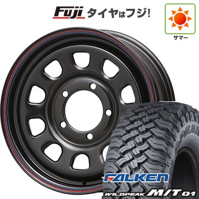 【新品】ジムニー 夏タイヤ ホイール4本セット 185/85R16 ファルケン ワイルドピーク M/T01 MLJ デイトナSS 5.5J 16インチ(送料無料)