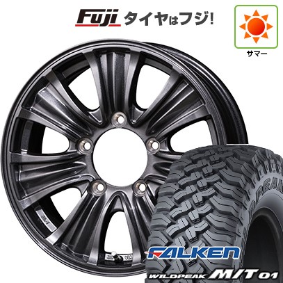 【新品】ジムニー 夏タイヤ ホイール4本セット 185/85R16 ファルケン ワイルドピーク M/T01 トピー バザルト-X タイプ2 5.5J 16インチ(送料無料)