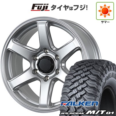 【新品】プラド/ハイラックス 夏タイヤ ホイール4本セット 265/70R17 ファルケン ワイルドピーク M/T01 トピー ME-A 7.5J 17インチ(送料無料)