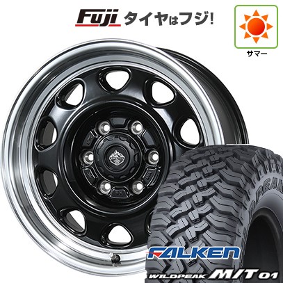 【新品国産車用6穴139.7】 夏タイヤ ホイール4本セット 285/70R17 ファルケン ワイルドピーク M/T01 トピー ランドフット SWZ 数量限定 8J 17インチ(送料無料)