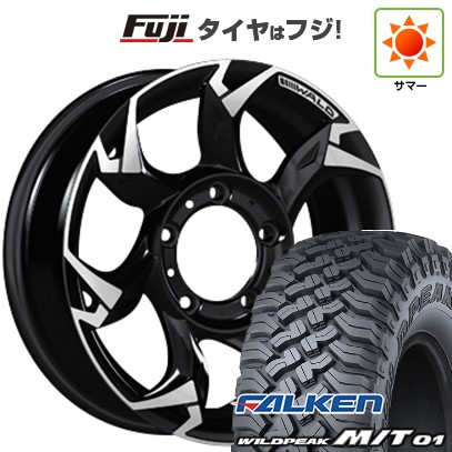 【新品】ジムニー 夏タイヤ ホイール4本セット 185/85R16 ファルケン ワイルドピーク M/T01 WALD ヴァルド ボルサリノ V11-C SUV 5.5J 16インチ(送料無料)