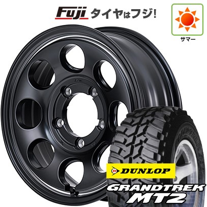 【新品】ジムニー 夏タイヤ ホイール4本セット 195R16C 104/102Q ダンロップ グラントレック MT2 MID WHEELS ガルシア パーム8 5.5J 16インチ(送料無料)