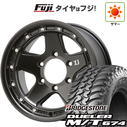 【新品国産車用6穴139.7】 夏タイヤ ホイール4本セット 265/75R16 ブリヂストン デューラー M/T674 MLJ エクストリームJ XJ05 8J 16インチ(送料無料)|フジ スペシャルセレクション