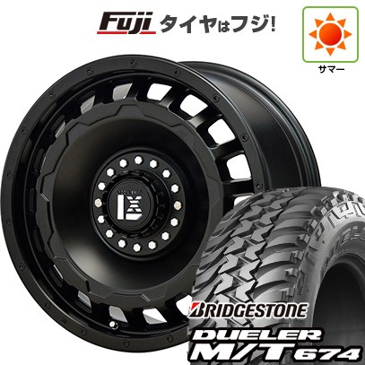 【新品】ジムニー 夏タイヤ ホイール4本セット 185/85R16 ブリヂストン デューラー M/T674 オフビート レクセル スワッガー 5.5J 16インチ(送料無料)