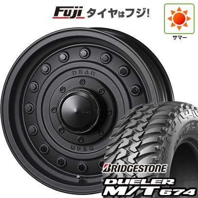 【新品】ジムニーシエラ/ジムニーノマド 夏タイヤ ホイール4本セット 215/75R15 ブリヂストン デューラー M/T674 クリムソン ディーン コロラド 6J 15インチ(送料無料) 109,340円