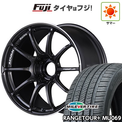 【新品国産車用5穴114.3】 夏タイヤ ホイール4本セット 235/40R19 ミレバー レンジツアープラスMU069（限定） ヨコハマ アドバンレーシング RSIII 8.5J 19インチ(送料無料)