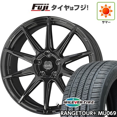 【新品国産車用5穴114.3】 夏タイヤ ホイール4本セット 225/65R17 ミレバー レンジツアープラスMU069(限定) 共豊 サーキュラー C10R 7J 17インチ(送料無料)|フジ スペシャルセレクション