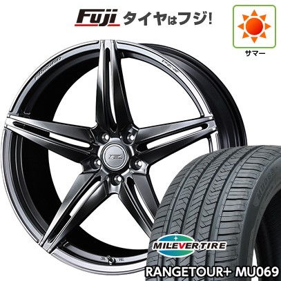 【新品国産車用5穴114.3】 夏タイヤ ホイール4本セット 245/35R21 ミレバー レンジツアープラスMU069（限定） WEDS ウェッズ F-ZERO FZ-3 9J 21インチ(送料無料)｜フジ スペシャルセレクション