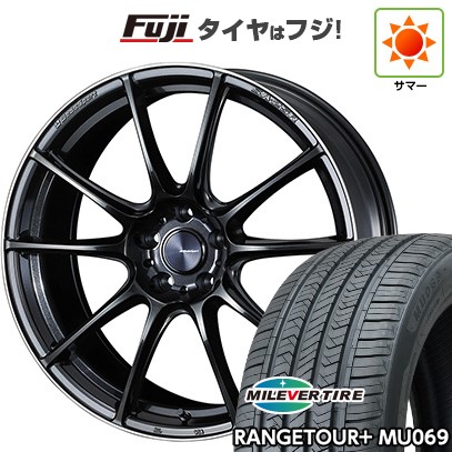 【新品国産車用5穴114.3】 夏タイヤ ホイール4本セット 235/40R19 ミレバー レンジツアープラスMU069(限定) WEDS ウェッズスポーツ SA-25R 8.5J 19インチ(送料無料)|フジ スペシャルセレクション